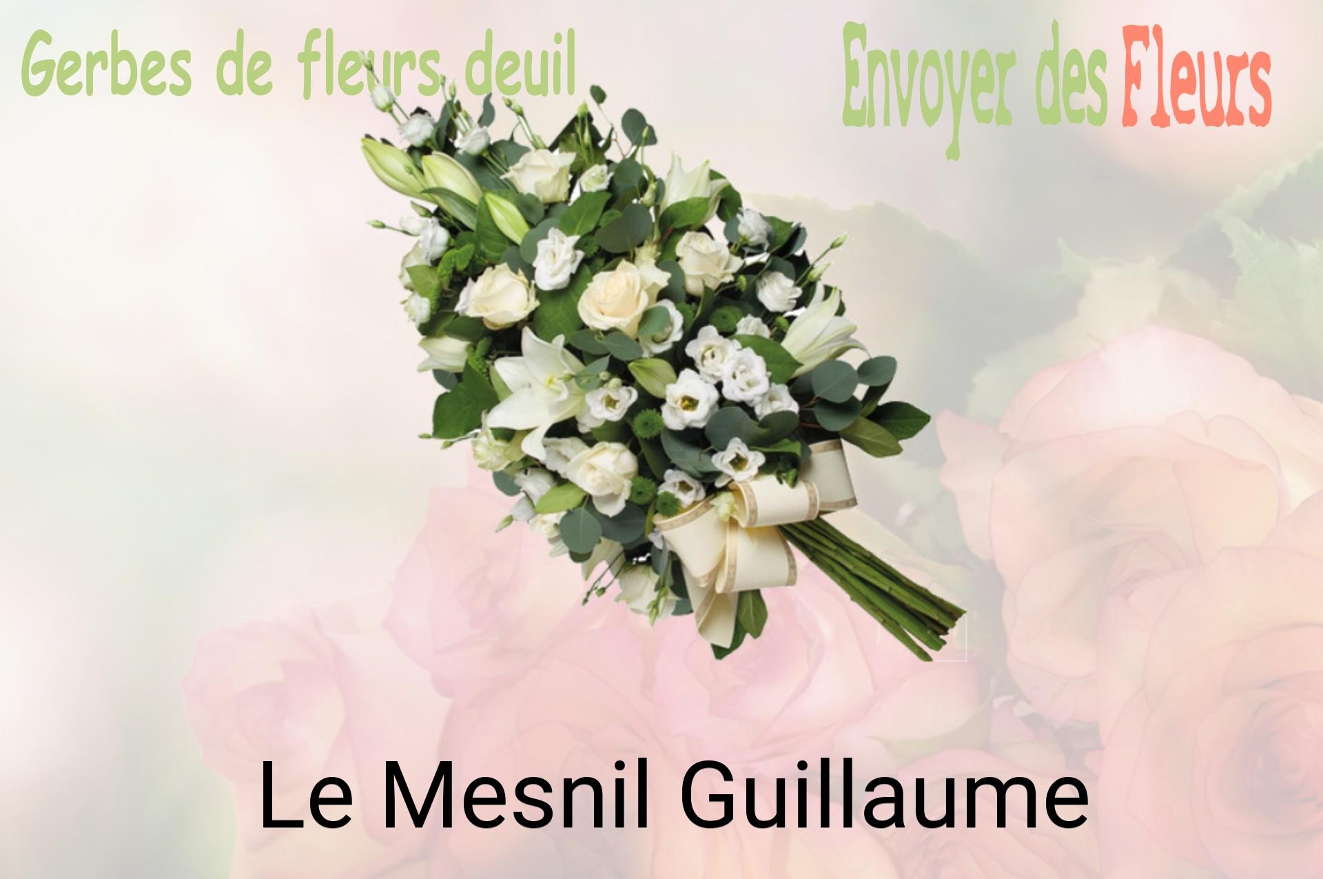 Gerbe de fleurs de deuil livrée à Le Mesnil-Guillaume